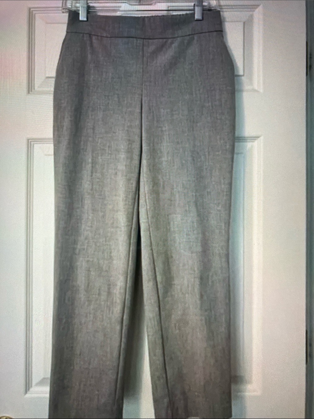 Hilary Radley Gray Cropped Dress Pants